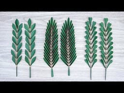 3 EASY LEAVES DECOR IDEAS FROM PAPER PLATE | Realistic Paper Leaves | Paper Plate Recycle Ideas |