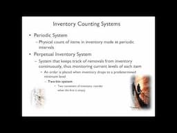 Lecture 13 Inventory Management