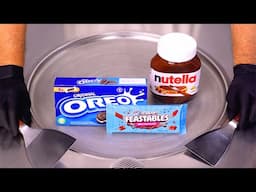 Feastables x Oreo x Nutella Ice Cream Rolls 😍 Yummy & Good (ASMR)