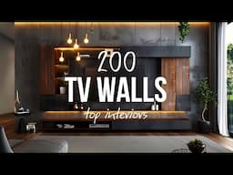 200+ Stunning TV Wall Ideas | Ultimate Guide to Stylish Entertainment Spaces