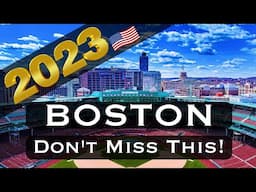 The 11 BEST Things to do in BOSTON (Travel Guide 2023)