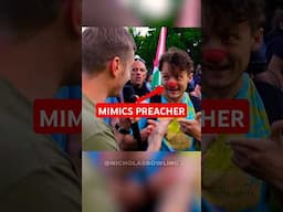 Clown Mimics Preacher, Instantly Humbled