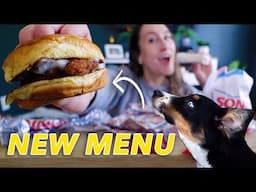 SONIC MUKBANG ft. My Puppy! (Chicken Sandwich, Chili Cheese Dog, Frito Wrap, and Onion Rings)