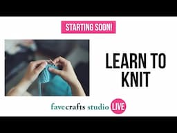 Learn to Knit with Marly Bird