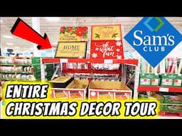 SAMS CLUB 🎄 HUGE CHRISTMAS DECOR WALKTHROUGH – MUST-SEE HOLIDAY FINDS!