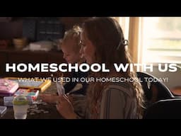 Homeschool with Us - Homeschool mom of 4 School Routine and What we Used Today!