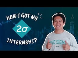 How I got a Two Sigma Internship (for Software Engineering)