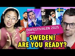 Our Reaction to Who Might Represent SWEDEN at EUROVISION 2025? (Melodifestivalen 2025)