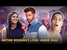 Hrithik Roshan's Look Under 2500 | Street Shopping In Delhi | #HrithikRoshan #shoppinghaul