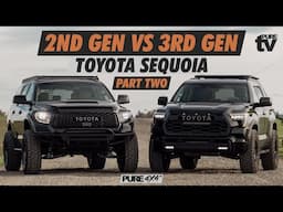 Which Toyota Sequoia is Better? Part 2 | 3rd Gen vs 2nd Gen Walk Around and Comparisons | PURE 4x4