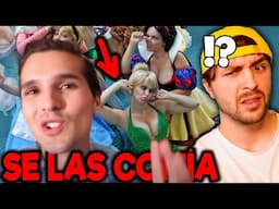 Fiestas "más 18" con Fans Cosplayeadas de Disney: Memo Aponte, el P Diddy de YouTube XD