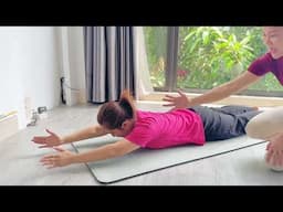 Yoga trị liệu tập 4: Bài tập hỗ trợ chữa đau lưng, thoát vị #yogatrịliệu