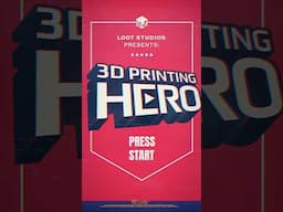 3D PRINTING HERO  - new class November, 12th