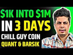 रातों रात करोड़पति वाली बात सच | $1K into $1M | Chill Guy Coin & Other Coins