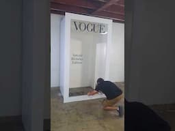 Vogue Magazine Photo Booth DIY #motivation #inspiration #woodworking #vogue #photoshoot