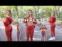 ALPHALETE HAUL... Brutally Honest Review, worth it?! new leggings, bodysuits + more