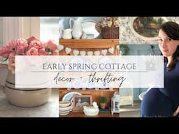 Early Spring Cottage: Decorating With Thrifted Finds, Spring DIY Project, & Thrifting Tips