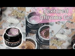 TEXTURED CHROME GEL?! First Impression of trying out this NEW PRO Nail Product! | Fuzion | 2024