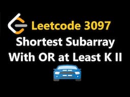 Shortest Subarray With OR at Least K II - Leetcode 3097 - Python