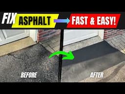 How to FIX ASPHALT with Rapid Set Asphalt Repair Mix