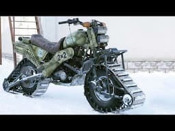 Fantastic Tracked Motorcycles