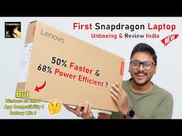 This is Madness..!? 🤯 Unboxing the First Snapdragon X Elite Laptop from Lenovo🔥