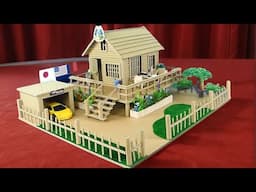 Cardboard House #82 ~ How To Make Fantastic House with Garage ~ School Project