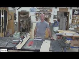 Pattern Cutting on a Table Saw