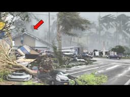 Chaos in Cagayan, Philippines! Super Typhoon Marce, with a speed of 184 km/h, destroyed Cagayan