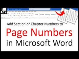 How to Add Section or Chapter Numbers to Page Numbers in Microsoft Word (PC & Mac)