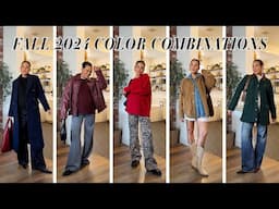 HOW TO STYLE FALL 2024 FASHION’S BEST COLOR COMBINATIONS! Look $$$ On A Budget ft. Walmart | 2024