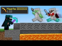 Minecraft Manhunt, But Damage Increases My Haste