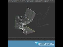 Spline Flow – Smooth Flow from Spline to Spline. Parametric Spline Modeling plugin for 3Ds Max