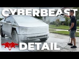 Cleaning a Tesla CYBERTRUCK CYBERBEAST Foundation Series - Car Detailing