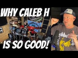 The problem with YOUNG DRUMMERS! | Why Caleb H is so great on drums