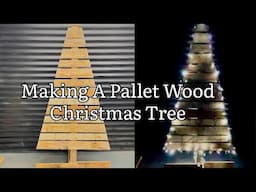 How To Make A Christmas Tree From Pallet Wood, Making A Pallet Wood Christmas Tree