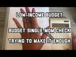 LOW INCOME Budget By Paycheck | Budget for Beginners | Budget Paycheck for Beginners