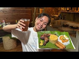 MANG INASAL Experience at Home, Cooking FullCourse in a Firewood "Imitating no.2" (English Subtitle)