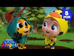 Let's Sing "Rain Rain Go Away" | Little Angel and Cocomelon Nursery Rhymes