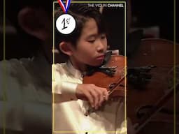 First Prize at the Piccolo Violino Magico Competition #theviolinchannel #violin #violincompetition