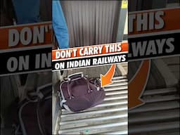 🚨Don't carry this on Indian Railways | #indianrailways #railwaystation #diwali