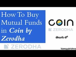 How to invest in Mutual Funds on Zerodha in Telugu | Coin by Zerodha | Mutual Funds | Healthywealth