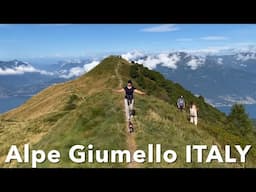 ITALY - TO THE BIG IRON CROSS Alpe Giumello and THE RED BIG BEACH Alpeggio di Chiaro