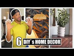 DIY ¡Decora Tu Hogar Con Estilo! 6 Ideas Modernas y Económicas en 10 Minutos