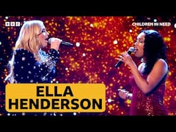 Ella Henderson performs with Tanisha from the Challenge Squad 💛