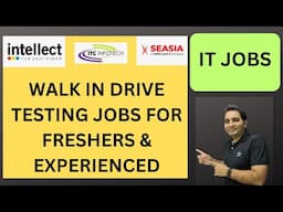 Testing Jobs | Manual Testing| Fresher Jobs| Rd Automation Learning