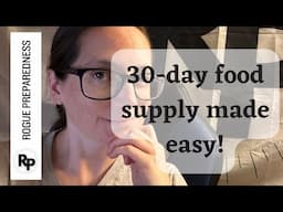 How to Build a 30-Day Emergency Food Supply for Preppers