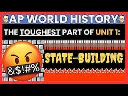 TOUGHEST PART OF UNIT 1: STATE BUILDING #apworldhistory #apworldhistory