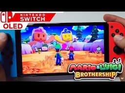 Mario & Luigi Brothership - Nintendo Switch Oled Handheld Gameplay