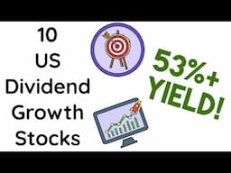 10 Stocks with over 10% Compound Annual Dividend Growth! Investing for Passive Income (2023)